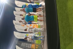 Zdjęcie z dekoracji zwycięzców biegu 