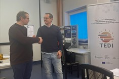 Od lewej: dr inż. R. Wdowik, G. Valiño Riestra